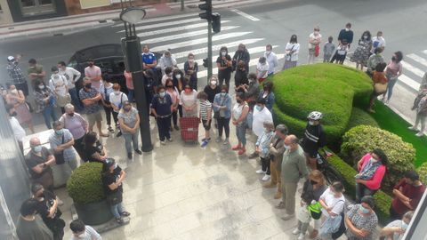 Acto de repulsa del asesinato de Samuel Luiz en el Concello de Arteixo.
