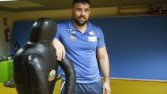 Jos� Cuba fue 16 veces campe�n de Espa�a de Lucha Ol�mpica y sigue entrenando