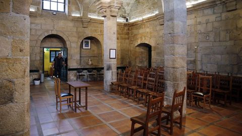 Una de las salas del centro sociocomunitario de Celanova.