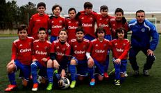 Javi Villar es el entrenador del Luis Calvo Sanz alev�n.