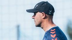 O adestrador do Celta Fortuna, Fredi �lvarez, nun adestramento.