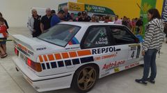 Dani Sol� y Alex Noriega tomando la salida en la 43 edici�n del Rallye de Avil�s, con el BMW M-3