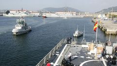 Unidades de la OTAN en el Arsenal de Ferrol en el 2008