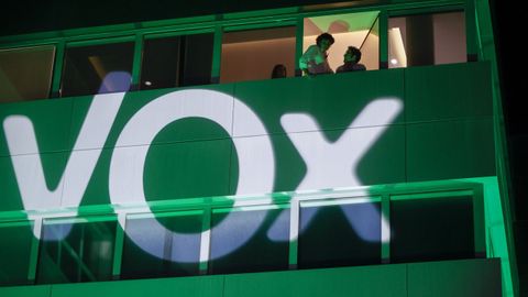 La sede de Vox en Madrid