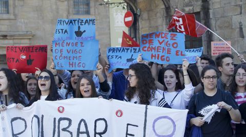 Manifestaci�n en Santiago