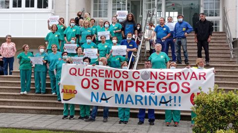 Las trabajadoras, en una protesta en el pasado mes de junio