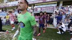 Marqueta, antes de empezar el �ltimo partido disputado en Pasar�n