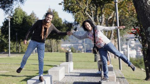 Raquel y Toms se conocieron en la Bretaa francesa y hoy viven juntos en Vigo. 