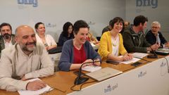 Detalle de la reuni�n del consello nacional del BNG celebrado el s�bado en Santiago