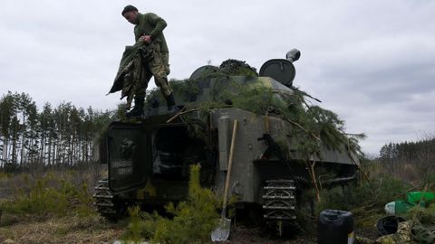 Un soldado del ejrcito de Ucrania 