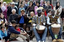 Imagen de archivo de una de las ferias de Interculturalidad que Arteixo celebra cada a�o. 