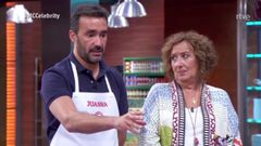 Juanma Casta�o y su madre durante el concurso