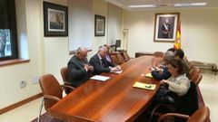 Reuni�n de trabajo entre Defensa y el Ayuntamiento de Oviedo para tasar los terrenos de La Vega