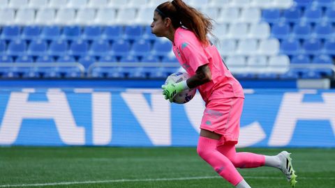 La portera del Dépor Abanca Inês Pereira