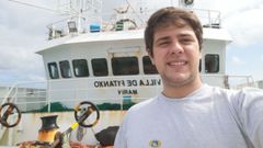 Juan Bosco Casas Abella, que fue como alumno en anteriores mareas en el Villa de Pitanxo