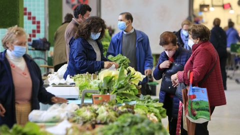 La abundancia de hortalizas es propia de mercados de estas semanas de primavera