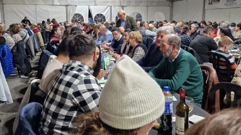 Otro aspecto de la cena anual de la cooperativa ganadera