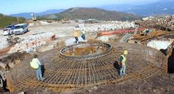 Obras de ampliaci�n del parque e�lico de Valen�a.