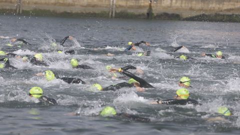 Imagen de archivo de un triatln celebrado en Rianxo