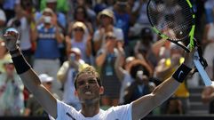 Nadal arrolla a Mayer y ya esta en segunda ronda