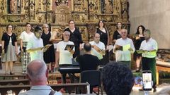 Recital del coro de c�mara Kantantibus, en la iglesia de Sobrado do Bispo, dentro del fesrtival EmularT