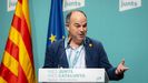 El secretario general de Junts, Jordi Turull, interviene ante el consejo nacional del partido.