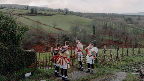 Un grupo de j�venes felos.