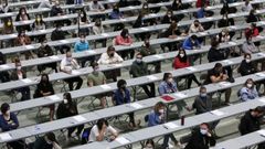 Imagen de archivo de unas oposiciones en Lugo.