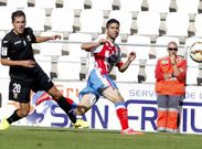 Los jugadores del Lugo auguran un partido muy complicado frente al Osasuna. 
