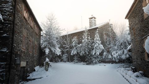 Nieve en Pedrafita do Cebreiro (Lugo)