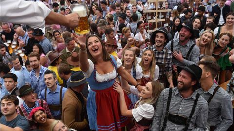 Jornada inaugural de la 184.ª edición de la Oktoberfest en Munich (Alemania)