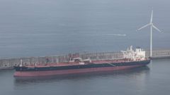 Imagen de archivo de un petrolero en el puerto de Bilbao. 