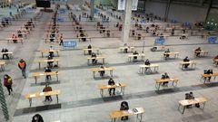 Las pruebas para el proceso de funcionarizaci�n de la Xunta que se celebraron en octubre en Silleda fueron la �nica cita de examen auton�mico del a�o pasado tras irrumpir la pandemia
