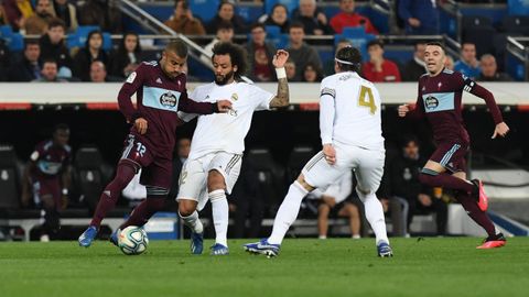 Valencia-Celta (1-0) el 1 de febrero del 2020.