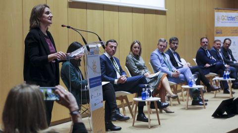 La ministra Teresa Ribera, en la inauguraci�n del Galician Offshore International Hub en Ferrol