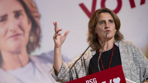 La candidata socialista para el 9J, Teresa Ribera