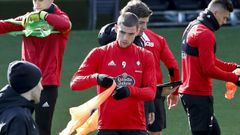 Lucas Boy, durante su etapa como jugador del Celta.