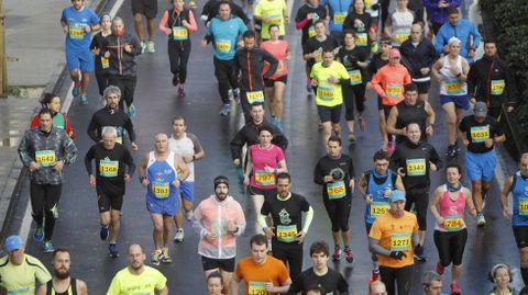 La última edición del medio maratón coruñés.
