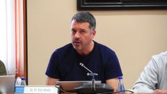 El diputado nacionalista Mon Fern�ndez, en el Parlamento