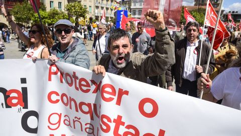 Primero de Mayo en Pontevedra: manifestaci�n de UGT