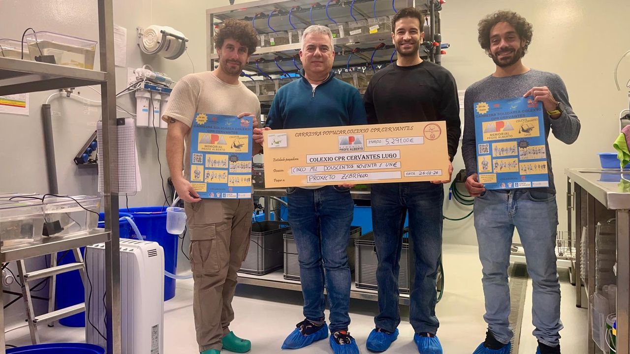 El CPR Cervantes recauda más de 5.000 euros para el proyecto de Lugo que estudia los peces cebra para curar el glioblastoma