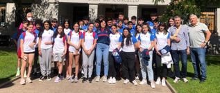 El grupo que ir� a los Xogos con el edil de Deportes, Tino Alonso