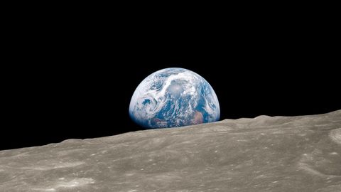 Imagen de la Tierra tomada por el Apolo 8 en 1968