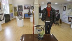 Emilio Araujo, director de la galer�a de arte Pintega, en Pontevedra