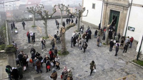 Este es el cuarto San Blas consecutivo que Monforte celebra en la iglesia de A Rgoa en vez de en San Vicente, como es tradicional