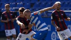 Bergantios, durante el encuentro ante el Extremadura