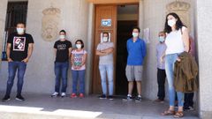 Visita de Noa Presas (BNG) al Concello de A R�a
