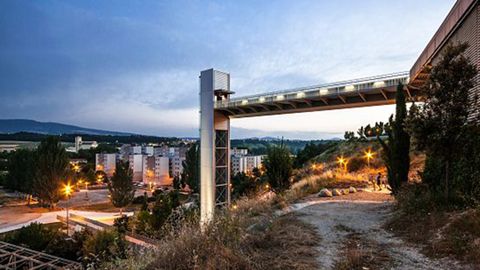 Ascensor p�blico en Pamplona
