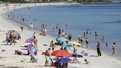 Imagen de archivo de la playa de Rodeira en Cangas
