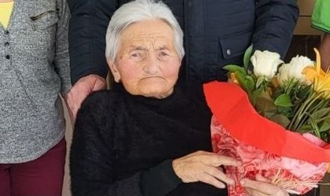 Casilda Our�ns, cuando cumpli� los cien a�os.